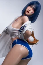 158cm D-cup Baseball Player Sex Doll Vita, ROS Head #6-020