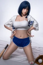 158cm D-cup Baseball Player Sex Doll Vita, ROS Head #6-020
