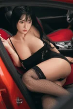 158cm D-cup Japanese Full Silicone Sex Doll Kacie, ROS Head #731