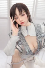 158cm D-cup Lifelike Japanese Silicone Sex Doll Ayaka with ROS Head
