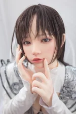 158cm D-cup Lifelike Japanese Silicone Sex Doll Ayaka with ROS Head