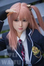 160cm D-cup Japanese Pink Hair Sex Doll Sloane