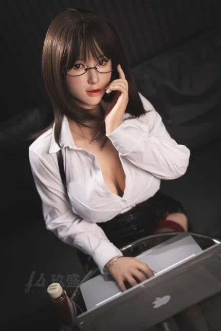 160cm E-cup Cosplay Secretary Big Boobs Sex Doll Yuka