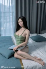 163cm F-cup Chinese Silicone Sex Doll Teacher Bing