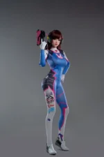 167cm D-Cup Silicone Sex Doll D.Va (Free Doll Same Clothes)
