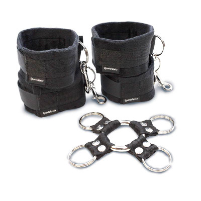 5 Piece Bondage Hog Tie and Cuff Set