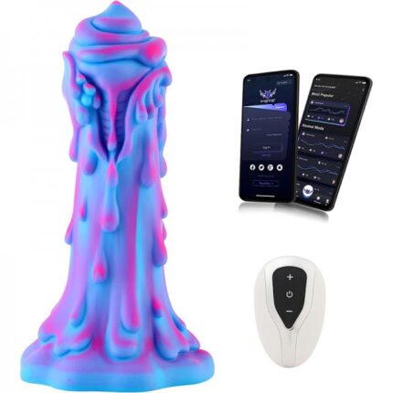 8.5" Wildolo APP-Controlled Silicone Dildo Vibrator - Designer Series