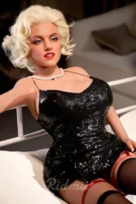 American Blonde Celebrity Sex Doll Lena Plus 158cm+Extra Random Second Head (USA Stock)