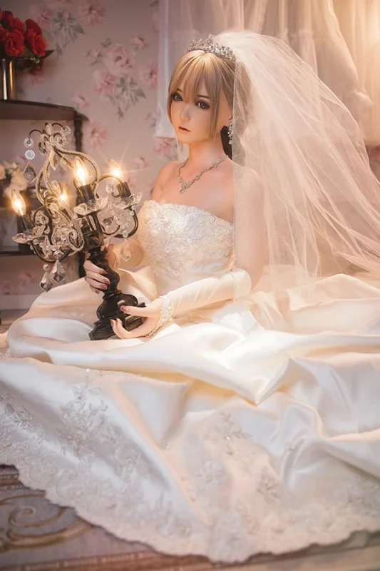 Beautiful Asian Bride Sex Doll Marry 150cm