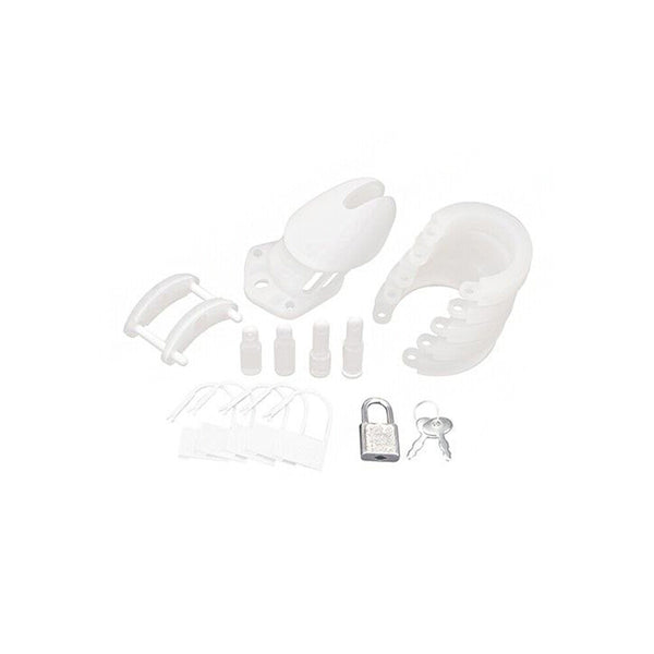 Blue Line Silicone Chastity Cage Blue Line Silicone Chastity Cage