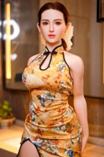 Cheongsam Beautiful Female Sex Doll Blondell 163cm