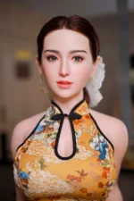 Cheongsam Beautiful Female Sex Doll Blondell 163cm
