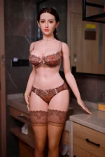 Cheongsam Beautiful Female Sex Doll Blondell 163cm