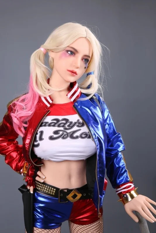 Cosplay Harley Quinn Sex Doll 140cm(4ft6′)