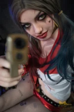 Famous Movie Cosplay Sex Doll Harley Quinn 166cm