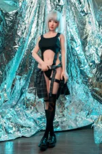 GD Sino Silicone Lifelike Small Boobs Sex Doll Luoyoyo 156cm