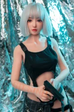 GD Sino Silicone Lifelike Small Boobs Sex Doll Luoyoyo 156cm