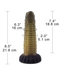 Hismith Luxury Golden Sex Machine Bundle with 4 Fantasy Dildos Hismith Luxury Golden Sex Machine Bundle with 4 Fantasy Dildos