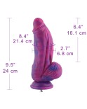 Hismith Noble Purple Sex Machine Bundle with 4 Fantasy Dildos Hismith Noble Purple Sex Machine Bundle with 4 Fantasy Dildos
