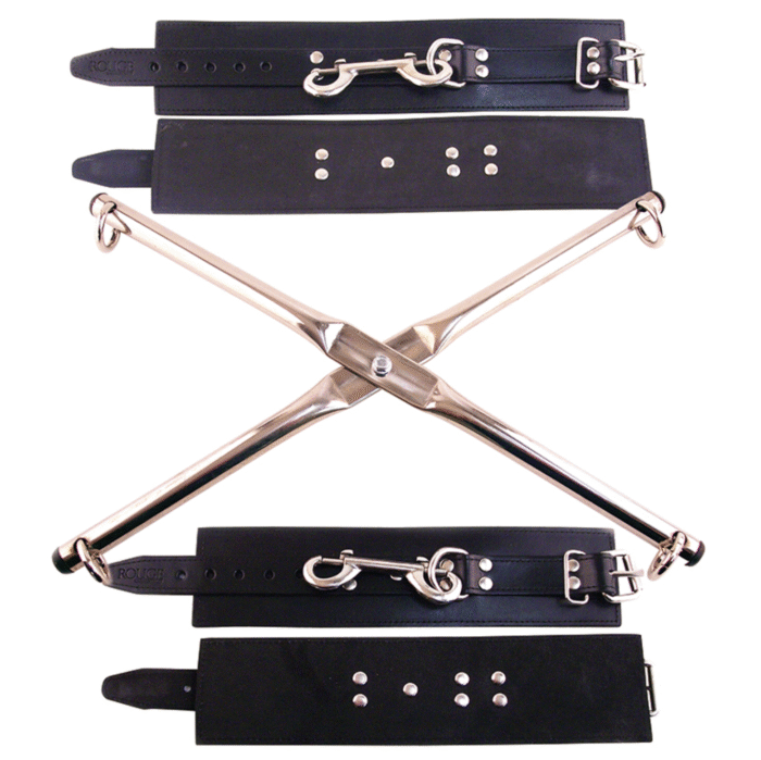 Hog-Tie With Leather Wrist and Ankle Cuffs Hog-Tie With Leather Wrist and Ankle Cuffs
