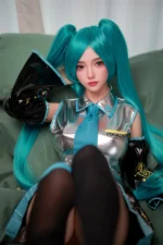 Japanese Cosplay Celebrity Sex Doll Hatsune Miku 166cm