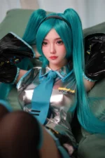 Japanese Cosplay Celebrity Sex Doll Hatsune Miku 166cm