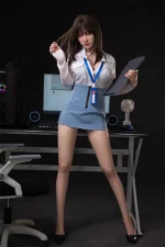 Japanese Office Secretary Silicone Sex Doll Nayeli 159cm