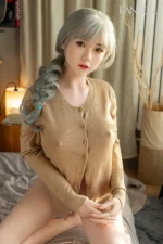 Life Size Beautiful Silver Hair Chinese Sex Doll Qian 158cm