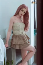 Lifelike Beautiful Chinese Small Breast Sex Doll Qian 158cm
