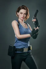 New Resident Evil Silicone Sex Doll Jill Valentine 168cm (Free Doll Same Clothes)