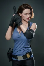 New Resident Evil Silicone Sex Doll Jill Valentine 168cm (Free Doll Same Clothes)