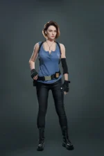 New Resident Evil Silicone Sex Doll Jill Valentine 168cm (Free Doll Same Clothes)