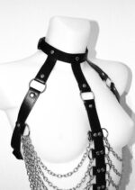 Open Cup Body Harness with Chains