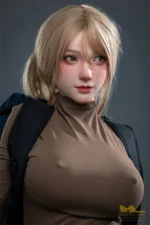Perfect Blonde Cute Big Boobs Sex Doll Nannie 165cm