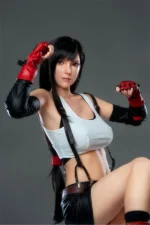 Perfect Final Fantasy VII Silicone Sex Doll Tifa 168cm Ver.2 (Free Doll Same Clothes)