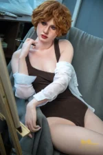 Perfect Small Breasted European Painter Sex Doll Melba 166cm