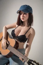 Real Life Asian Guitarist Sex Doll Rosa 152cm