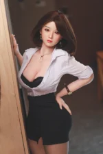 Realistic Beautiful Big Boobs Secretary Sex Doll Latasha 157cm