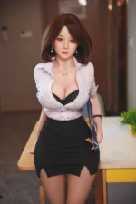 Realistic Beautiful Big Boobs Secretary Sex Doll Latasha 157cm