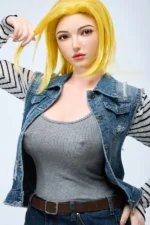 Realistic Japanese Anime Character Sex Doll Android 18 159cm