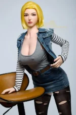 Realistic Japanese Anime Character Sex Doll Android 18 159cm