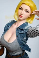 Realistic Japanese Anime Character Sex Doll Android 18 159cm