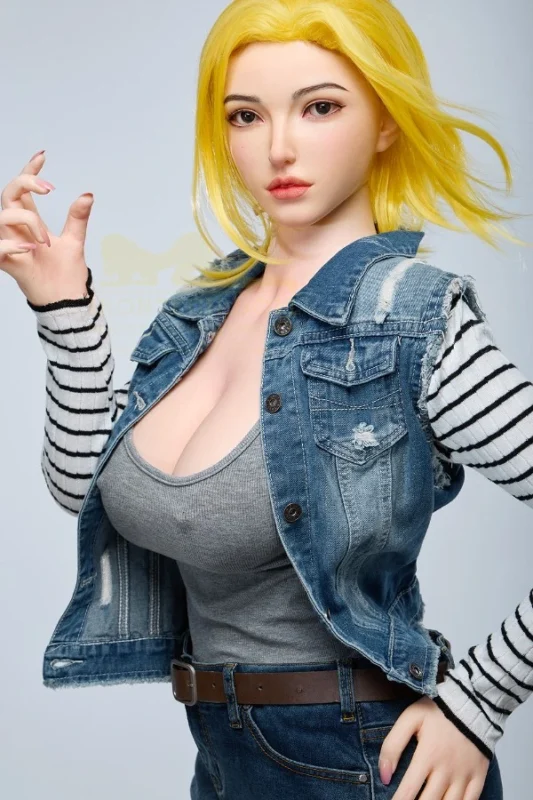 Realistic Japanese Anime Character Sex Doll Android 18 159cm