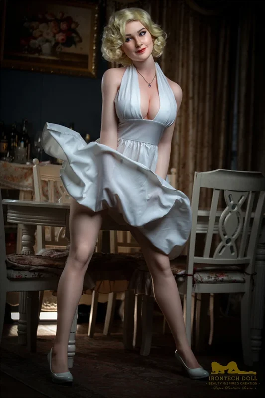 Sexy Blonde Celebrity Sex Doll Olive 164cm