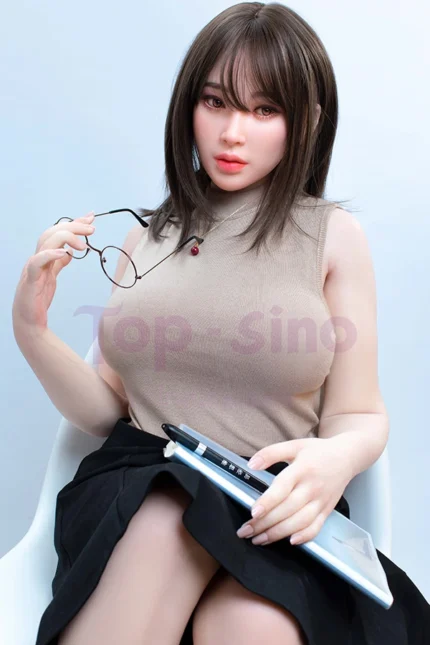 Top Sino Silicone Japanese Sexy Teacher Sex Doll Miting 165cm