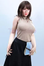 Top Sino Silicone Japanese Sexy Teacher Sex Doll Miting 165cm